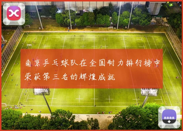 南京乒乓球队在全国耐力排行榜中荣获第三名的辉煌成就